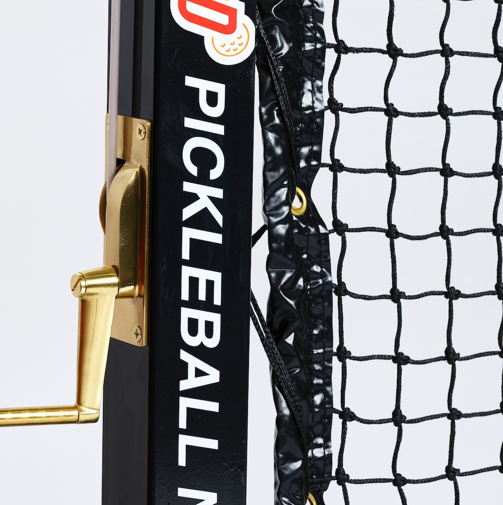 C&D Flat Based Championship Pickleball Net 21 Flat based championship net winding system