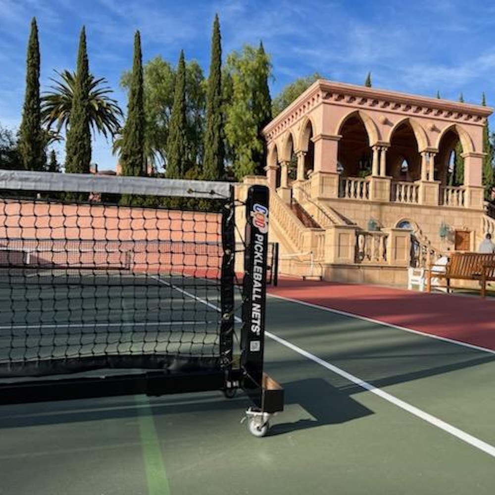 C&D Pickleball Net Systems Wheel Based Championship Net 6 Wheel Based CHAMPIONSHIP NET