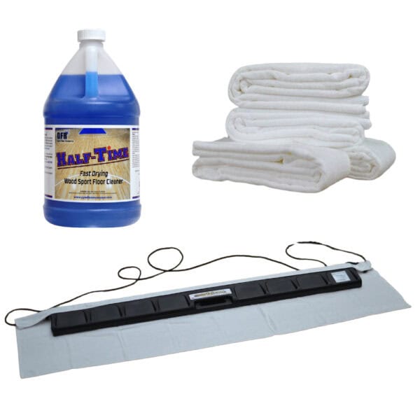 6' Courtclean Damp Mop Starter Kit with Half-Time