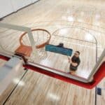 Hoopclean Backboard System w/ 8' Pole 4 CourtClean - Hoopclean Backboard System