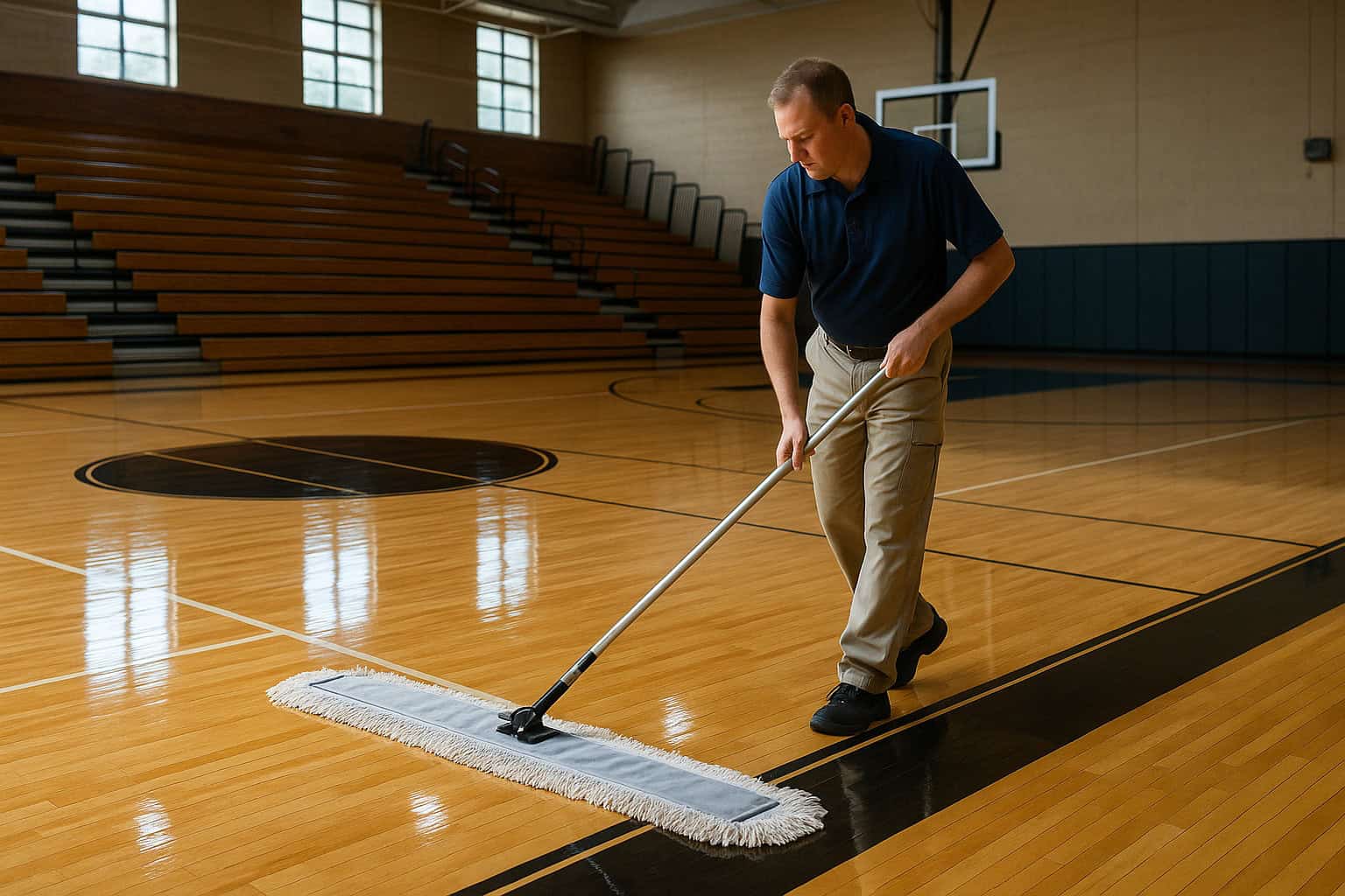 Gym Floor Maintenance: Hardwood & Synthetic Sports Floor Care