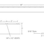 Vented Cove Base For Gym Floors and Basketball Courts 15 Gym Floor Resource - Vent Cove Base Dimensions