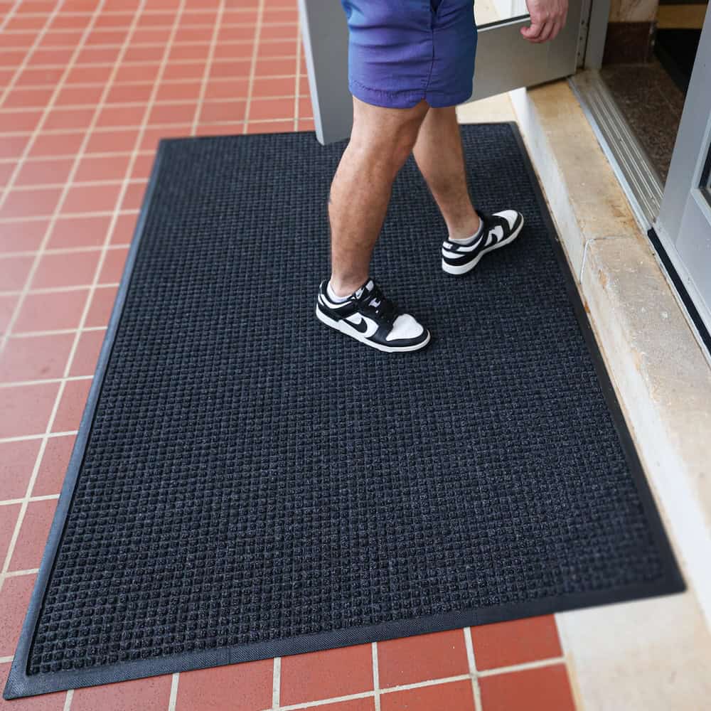 WaterHog Classic entrance mat at a college entrance
