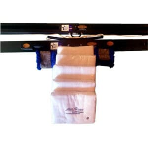 MopSmart Max Dust & Damp Mop System for Gym Floors - 5 Towel Bundle