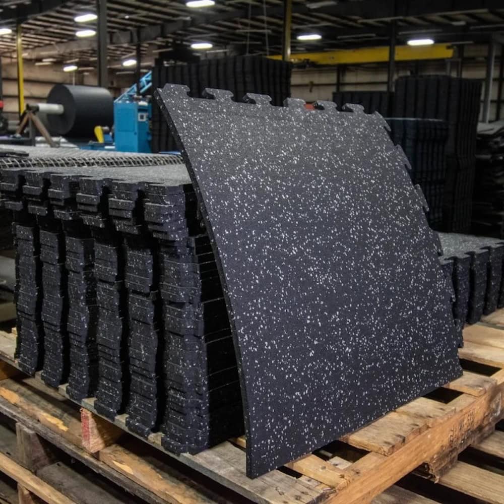 GYMlogix - Interlocking Rubber Tiles 47"x47" 28 GYMlogix Tiles for commercial sports facilities.