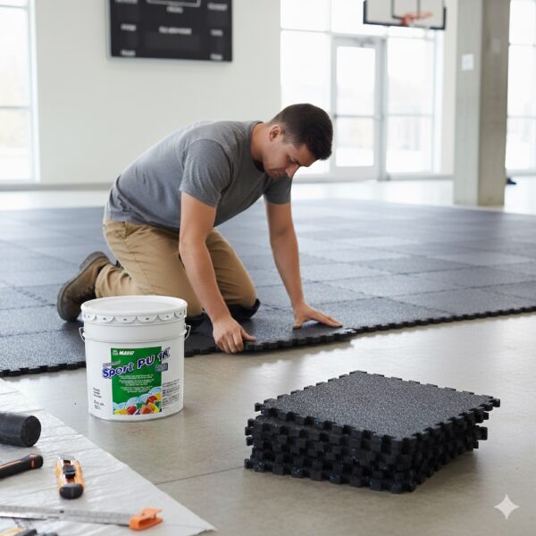 Mapei Ultrabond Sport PU 1k Adhesive - Great for installing gym tiles