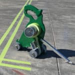 Court Line Tape Machine for Tennis & Pickleball Courts | Straight Line Marking Equipment 11 Treska Court-Line Line Taping Machine - No Pole Kit