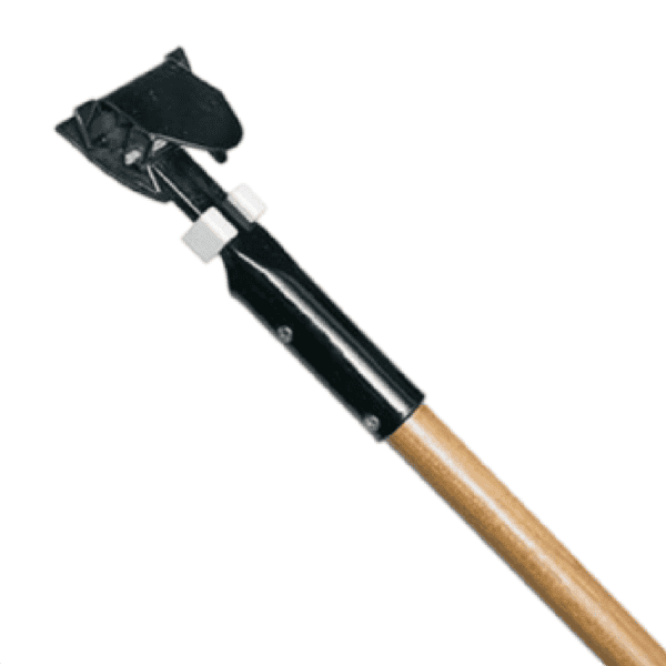 Gym Floor Resource - 60" Wood Handle Quick Release Clip