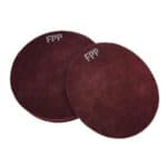 Virginia Abrasives thin maroon floor conditioning pad for hardwood gym floor prep