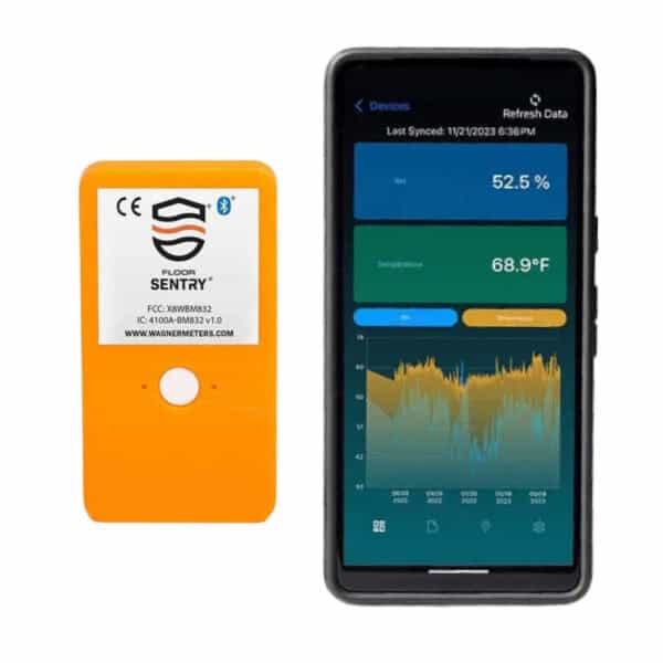 Gym Floor Resource - Floor Sentry RH and Temperature Data Logging